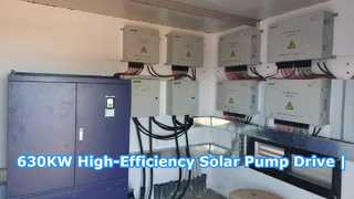 630KW 고효율 태양광 펌프 드라이브