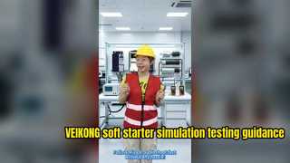 VEIKONG 에너지 절약 바이패스 접촉기 소프트 스타터 시뮬레이션 테스트 지침